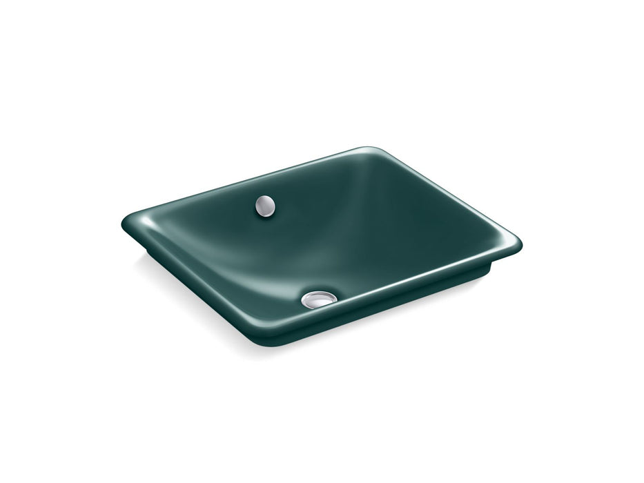 KOHLER K-5400-PAT Iron Plains 18-1/2" rectangular vessel bathroom sink