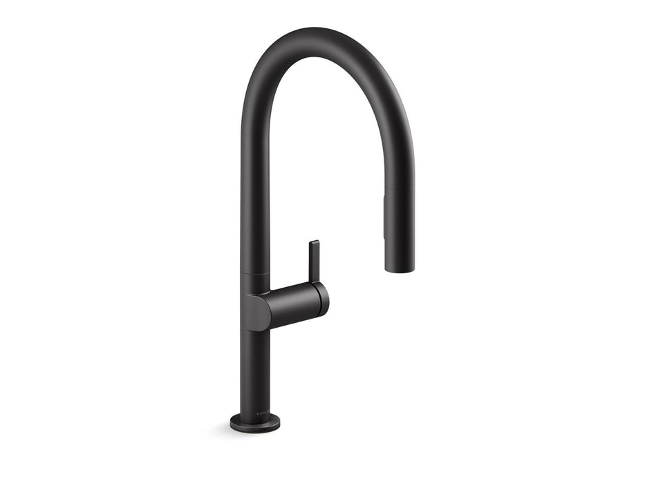 KOHLER K-28268 Components Pull-down kitchen sink faucet with two-function sprayhead