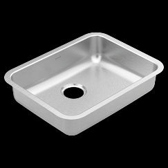 Moen 23" X 18" Steel 20 Gauge Single Bowl Sink