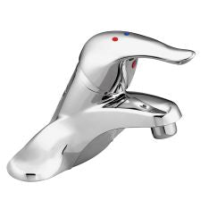 Moen L4605 Chateau 4 In. Centerset Single Handle Low-Arc Bathroom Faucet without Drain Assembly in Chrome