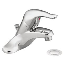 Moen L4625 Chateau One Handle Low Arc Bathroom Faucet in Chrome