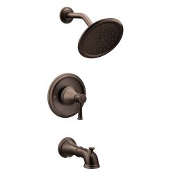 Moen T2313 Belfield Tub and Shower Trim Package with Single Function2.5 GPM Shower Head in Oil Rubbed Bronze