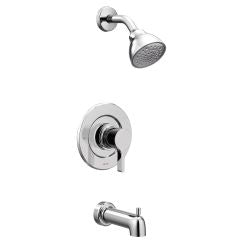 Moen T2663EP Vichy One Handle Eco-Performance Posi-Temp Tub and Shower Faucet Trim Kit in Chrome