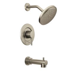 Moen T3293 Align Single Handle 1-Spray Moentrol Tub and Shower Faucet Trim Kit with Valve in Brushed Nickel