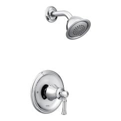 Moen T62182 Dartmoor 2.5 GPM Single Handle Pressure Balance Shower Only Trim Kit in Chrome
