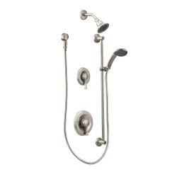 Moen T8342EP15 Commercial Posi-Temp Eco Performance Pressure Balancing Shower system 1.5 GPM in Classic Brushed Nickel