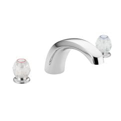 Moen T999 Chateau Two Handle Low Arc Roman Tub Faucet in Chrome