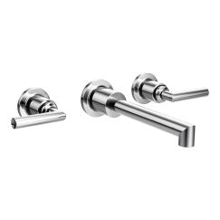 Moen TS43003 Arris Two Handle Wall Mount Bathroom Faucet in Chrome