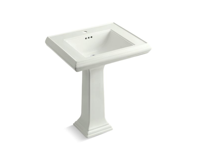 KOHLER 2258-1 Memoirs Classic 27" pedestal bathroom sink with single faucet hole