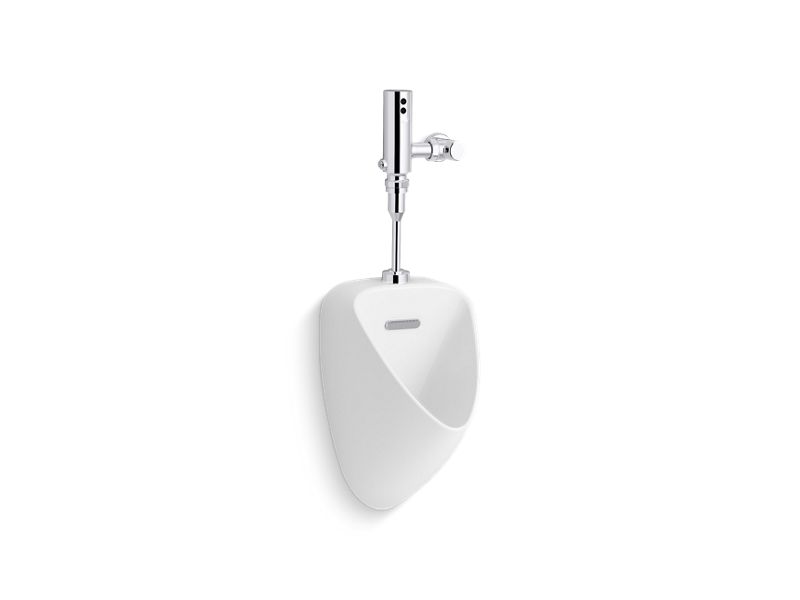 KOHLER K-PR20713-T1D Tend Washout urinal with Mach Tripoint touchless DC 0.125 gpf flushometer