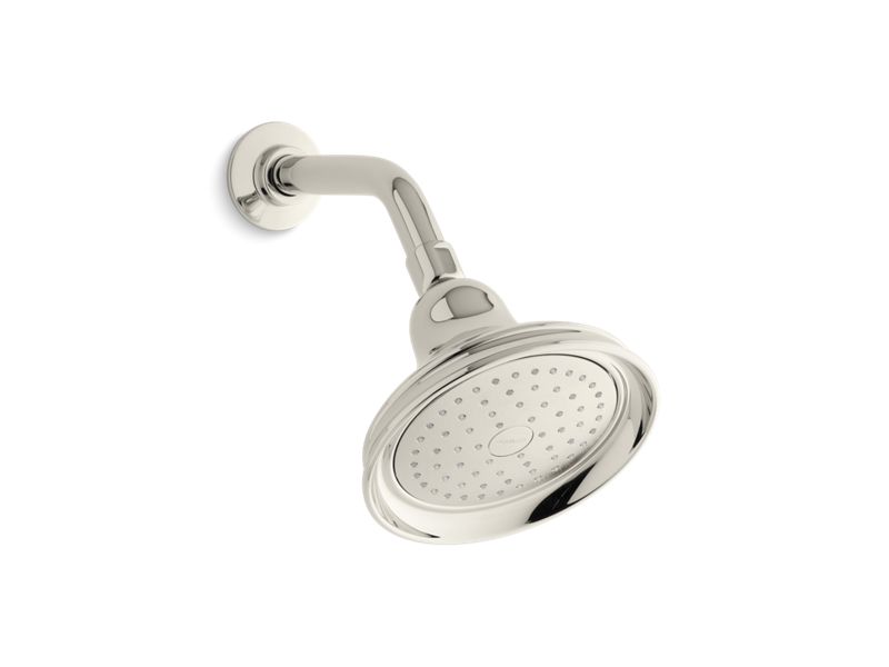 KOHLER K-10590-AK Bancroft 2.5 gpm single-function showerhead with Katalyst air-induction technology