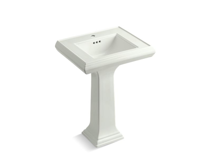 KOHLER 2238-1 Memoirs Classic 24" pedestal bathroom sink with single faucet hole