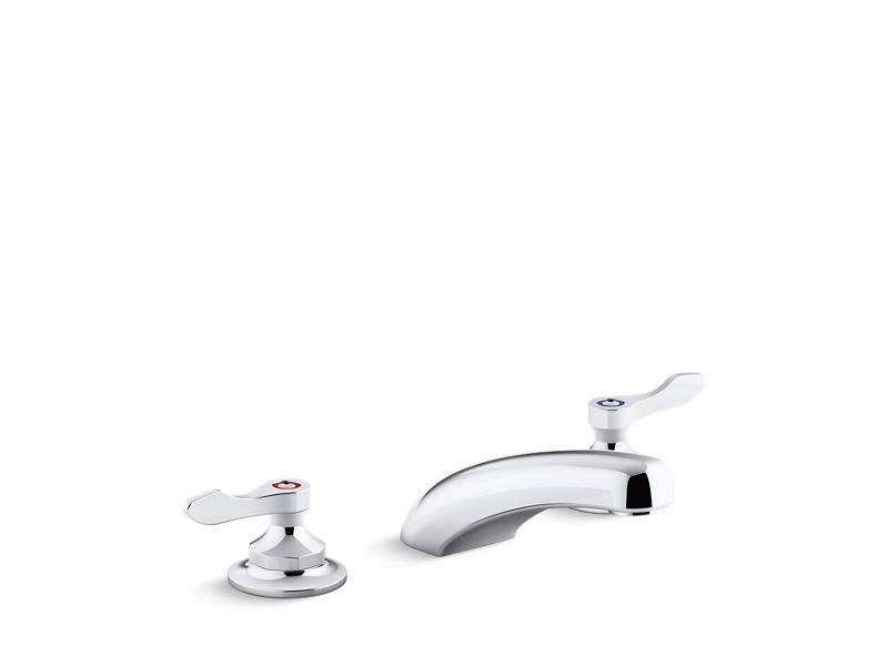 KOHLER K-800T20-4AKL Triton Bowe 1.0 gpm widespread bathroom sink faucet with laminar flow and lever handles, drain not included