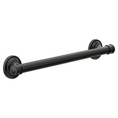 Moen YG6418 Matte black 18" grab bar
