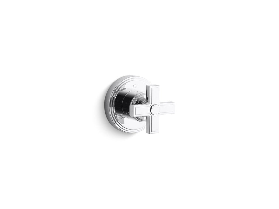 Kallista P24183-CR-AD Vir Stil by Laurar Kirar Transfer Trim, Cross Handle
