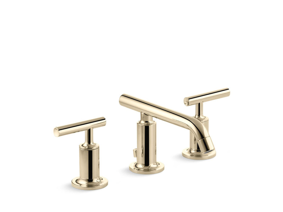 KOHLER K-14410-4 Purist Widespread bathroom sink faucet with Lever handles, 1.2 gpm