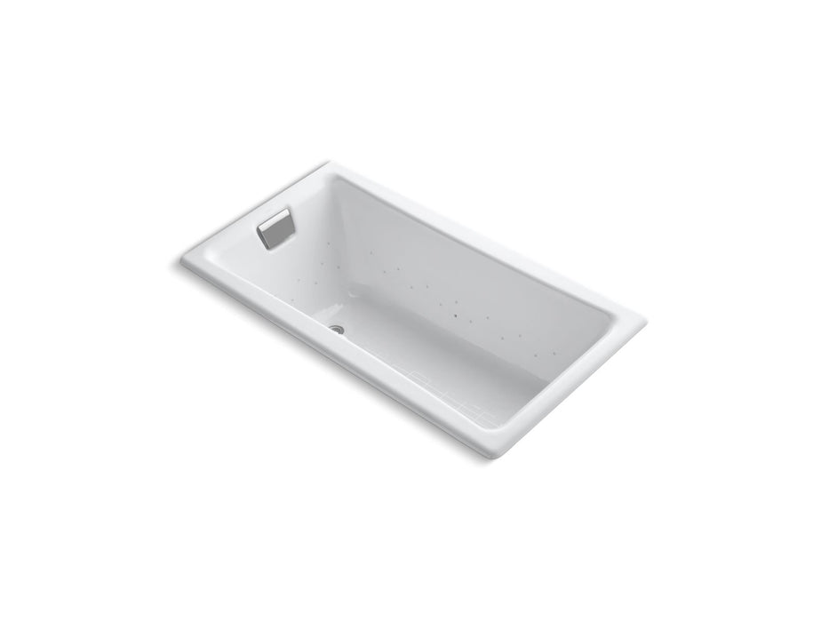 KOHLER K-852-GH0 Tea-for-Two 60" x 32" drop-in Heated BubbleMassage air bath