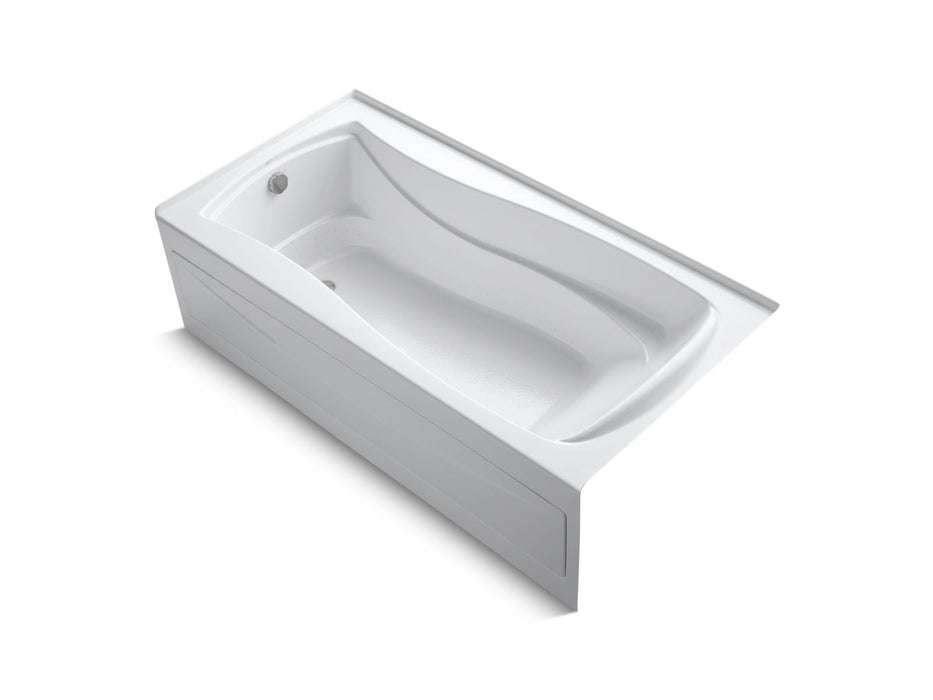 KOHLER K-1257-GHLA Mariposa 72" x 36" alcove Heated BubbleMassage air bath, left drain