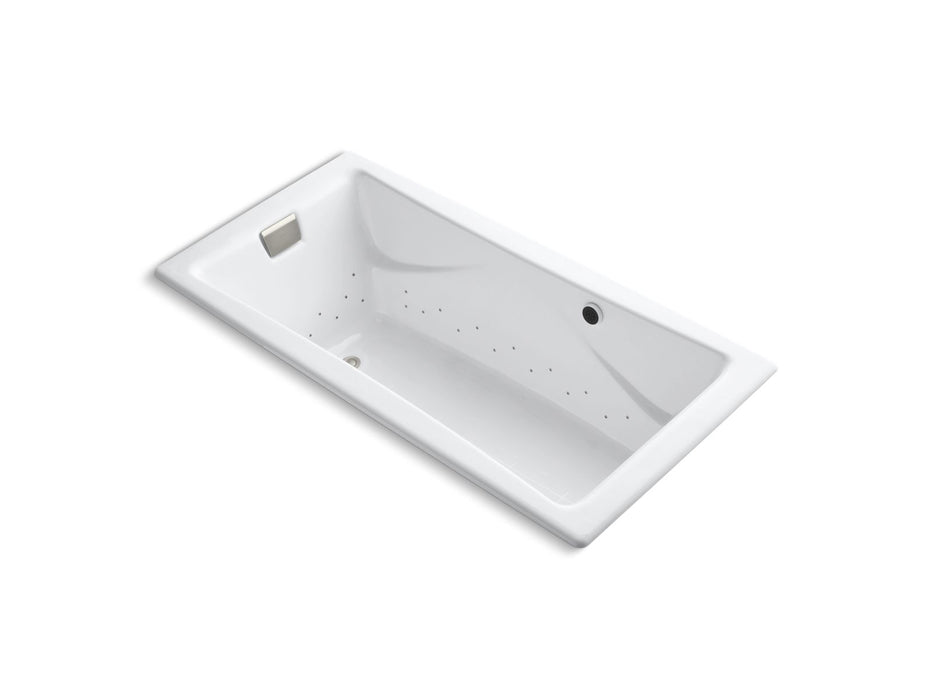 KOHLER K-865-GHBN Tea-for-Two 71-3/4" x 36" drop-in Heated BubbleMassage air bath
