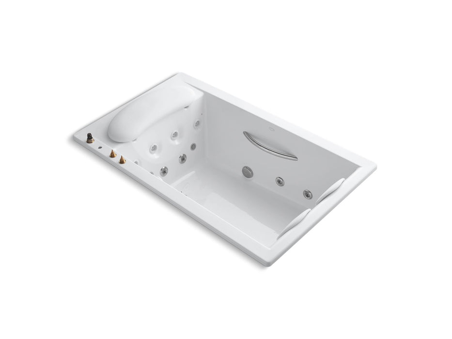 KOHLER K-1360-H2 RiverBath 75" x 45" drop-in heated whirlpool bath