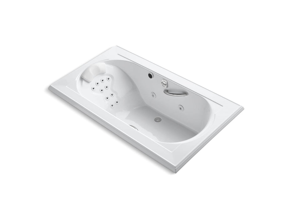 KOHLER K-1418-M Memoirs 72" x 42" drop-in heated whirlpool bath