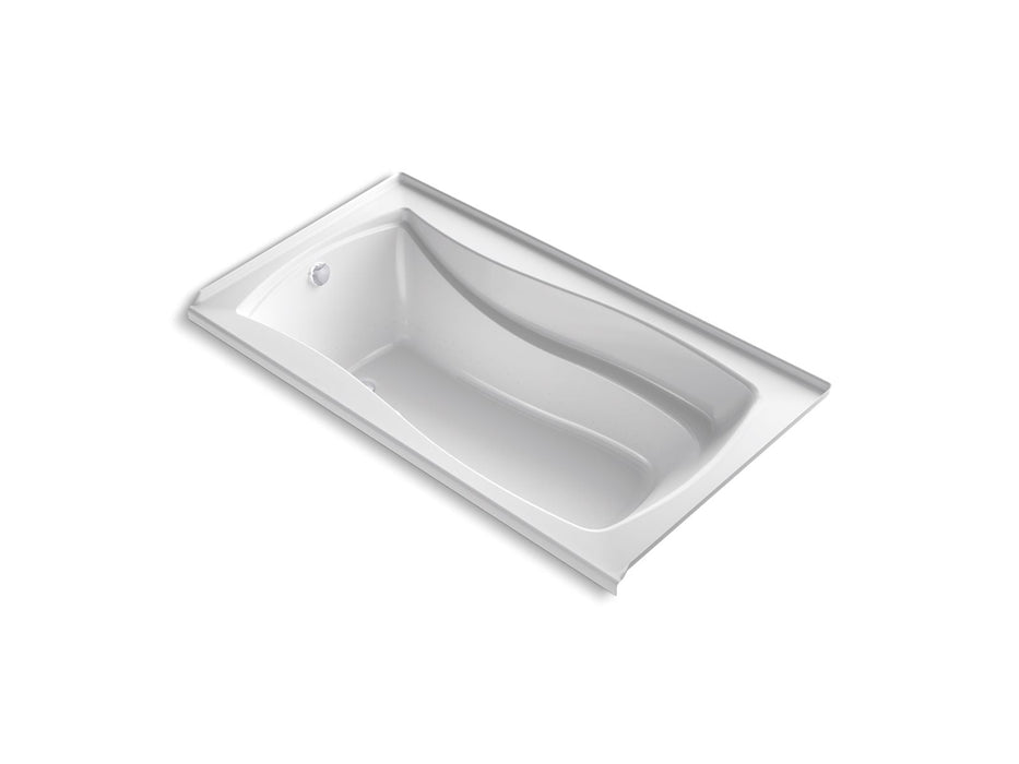 KOHLER K-1224-GHLW Mariposa 66" x 36" alcove Heated BubbleMassage air bath with Bask heated surface, left drain