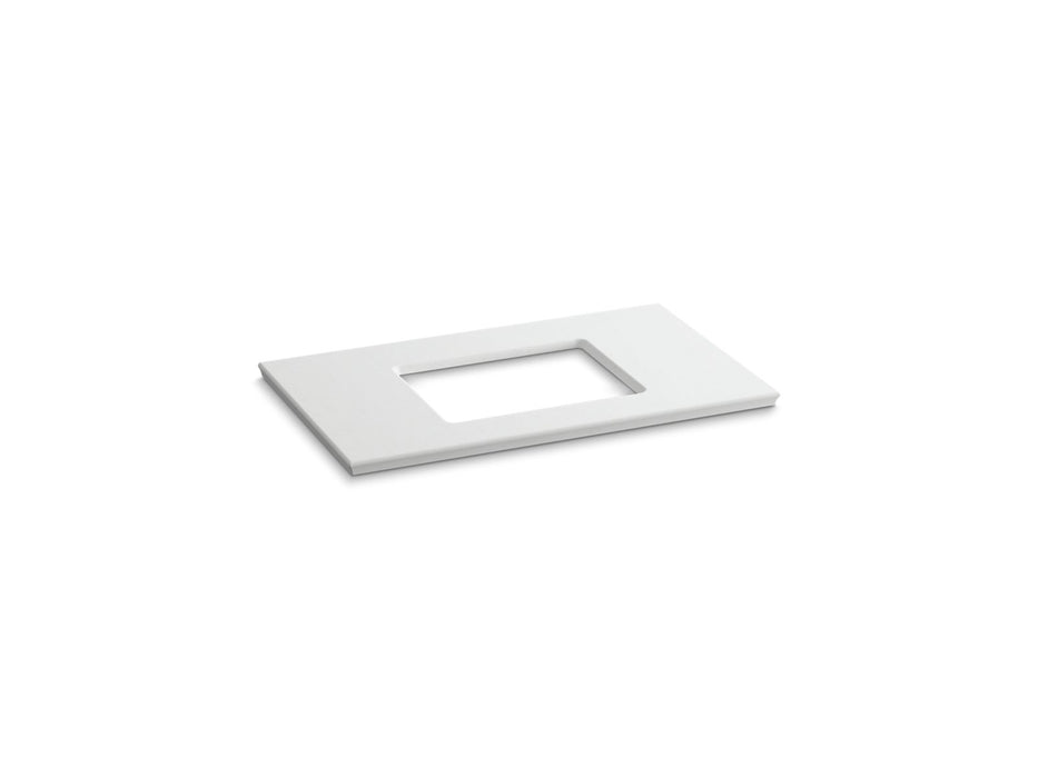 KOHLER K-5457 Solid/Expressions 37" vanity top with single Verticyl rectangular cutout