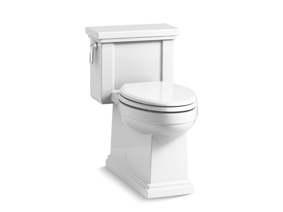 KOHLER K-3981 Tresham One-piece compact elongated toilet with skirted trapway, 1.28 gpf