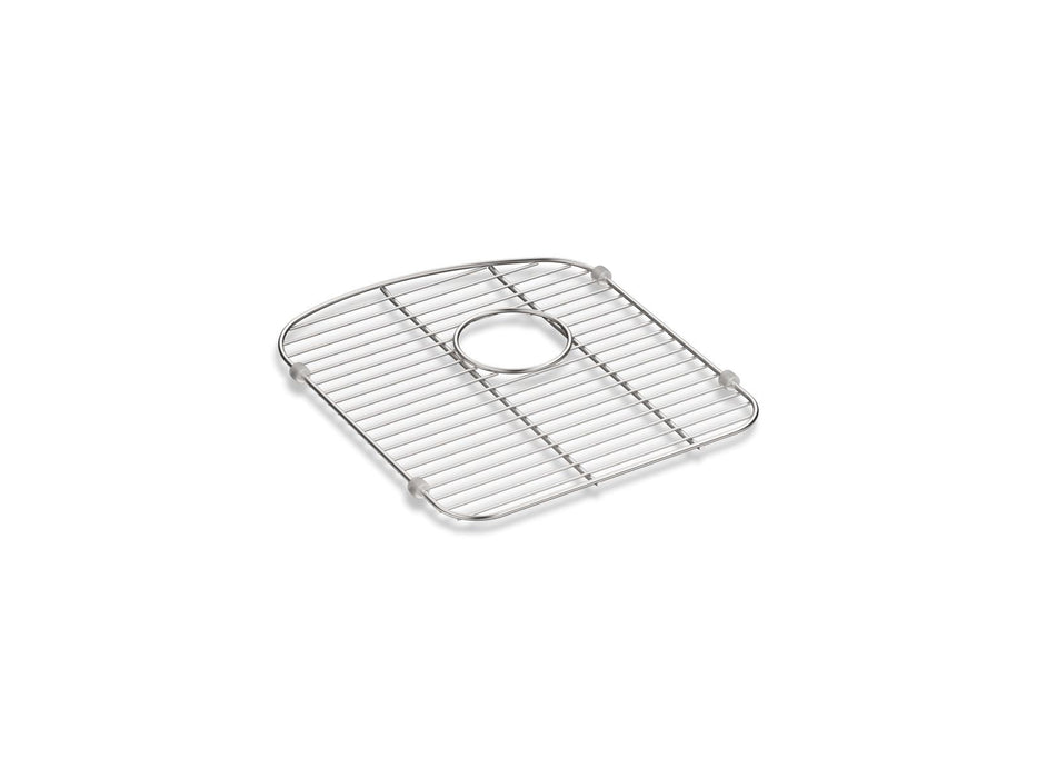 KOHLER K-5182 Langlade Stainless steel sink rack, 13-1/2" x 15-3/8", for left-hand bowl