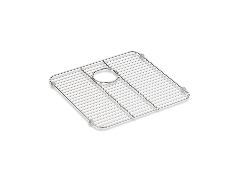 KOHLER K-5184 Iron/Tones Stainless steel sink rack, 12-7/8" x 14-11/16"