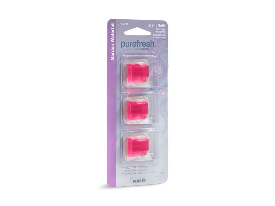 KOHLER K-7729 Purefresh Refill scent packs for Purefresh toilet seat, Garden Waterfall