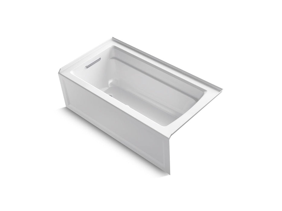 KOHLER K-1123-LA Archer 60" x 32" alcove bath, left drain