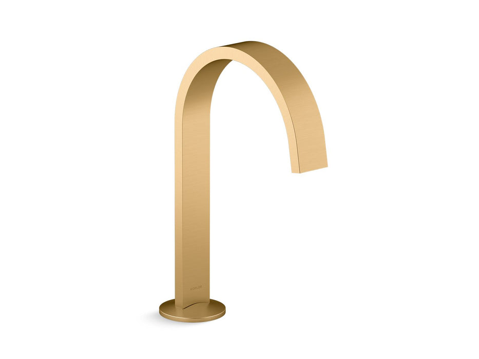 KOHLER K-77968 Components Bathroom sink faucet spout with Ribbon design, 1.2 gpm