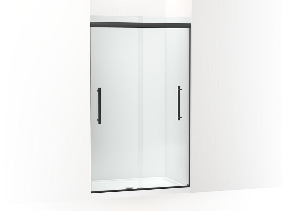 KOHLER K-707601-8L Pleat Frameless sliding shower door, 79-1/16" H x 44-5/8 - 47-5/8" W, with 5/16" thick Crystal Clear glass