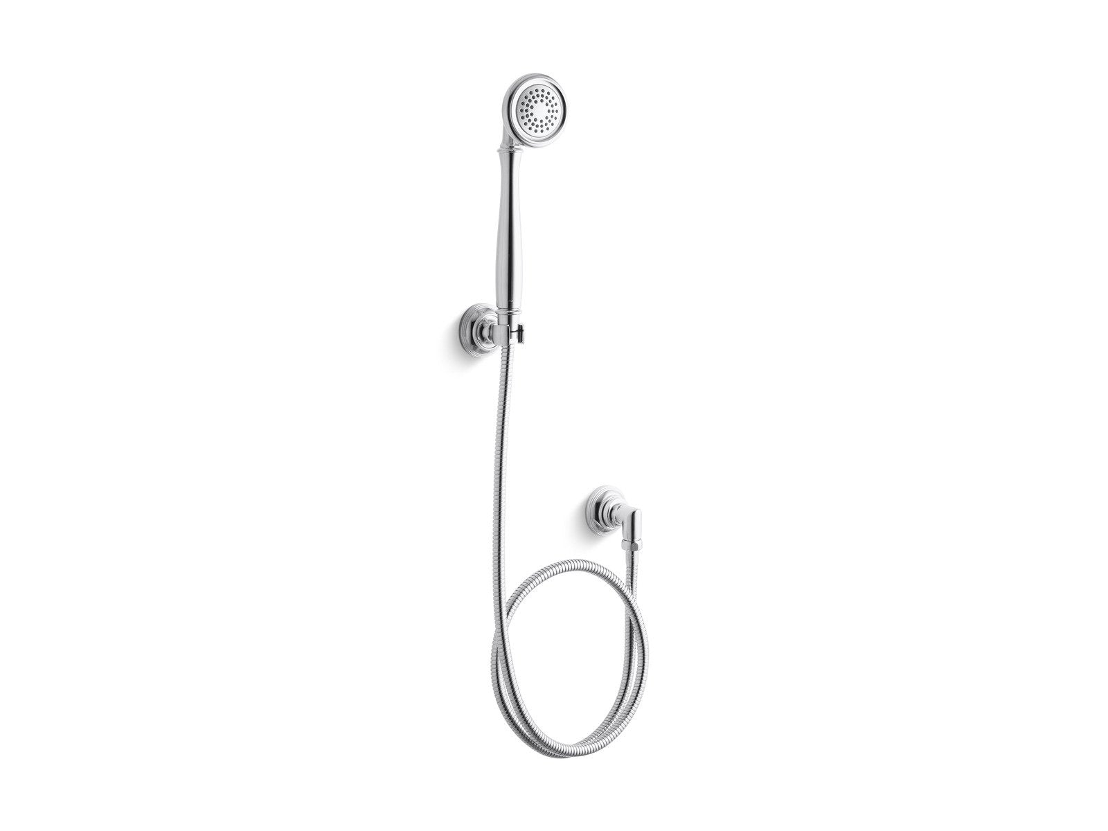 Contemporary Wand Dual-Function Handshower with Hose
