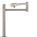 hansgrohe 04058860 Talis S Pot Filler Faucet Deck Mounted with Metal Lever Handles in Steel Optic