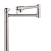 hansgrohe 04060860 Allegro E Pot Filler Faucet Deck Mounted with Metal Lever Handles in Steel Optic