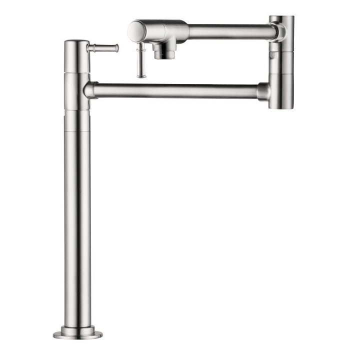 hansgrohe 04219000 Talis C Deck Mounted Double-Jointed Pot Filler in Chrome
