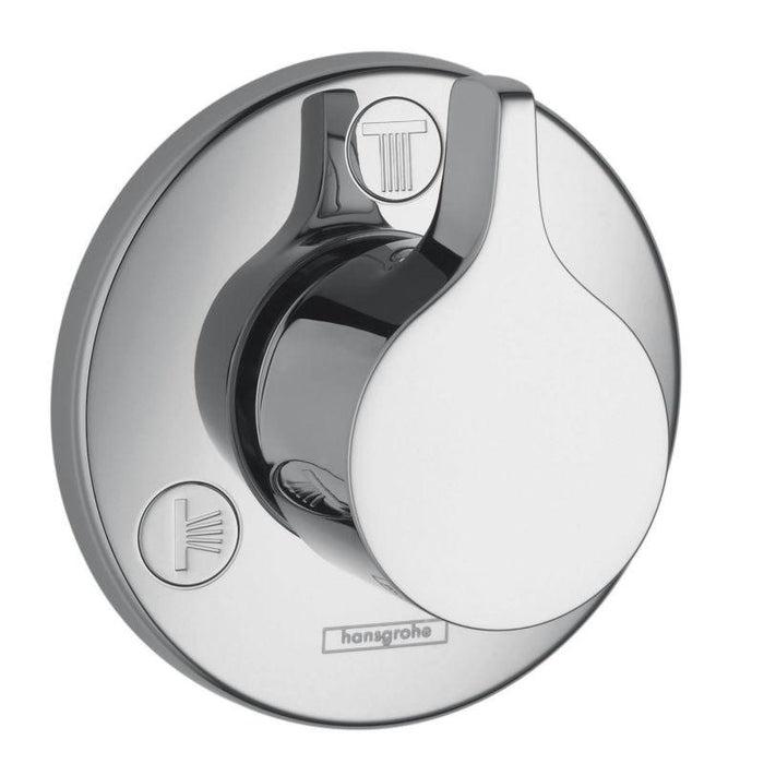 hansgrohe 04354000 S/E Trio/Quattro Diverter Trim - Less Valve in Chrome