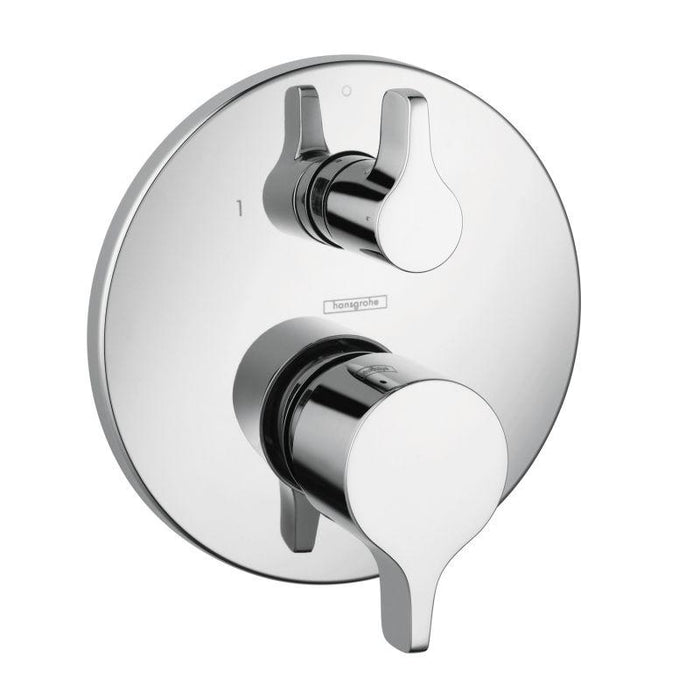 hansgrohe 04448000 S/E Pressure Balanced Valve Trim with Integrated Diverter - Less Valve in Chrome
