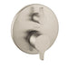 hansgrohe 04448820 S/E Pressure Balanced Valve Trim with Integrated Diverter - Less Valve in Brushed Nickel