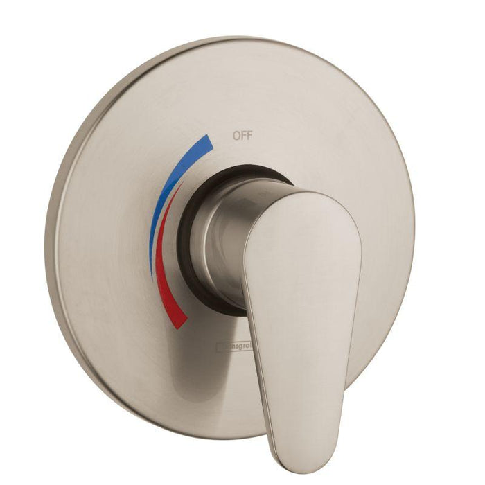 hansgrohe 04496820 E Pressure Balanced Valve Trim - Less Valve in Brushed Nickel