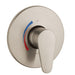 hansgrohe 04496820 E Pressure Balanced Valve Trim - Less Valve in Brushed Nickel