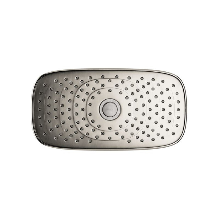 hansgrohe 04534820 Raindance Select E Multi Function 2 GPM Shower Head in Brushed Nickel