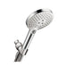 hansgrohe 04543400 Raindance Select S 2 GPM Multi-Function Handshower Package in Chrome/White