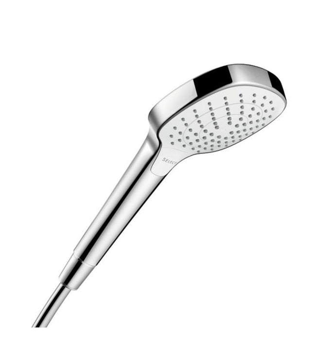 hansgrohe 04726000 Croma Select E 110 Vario-jet Handshower, 2.0 Gpm in Chrome/White