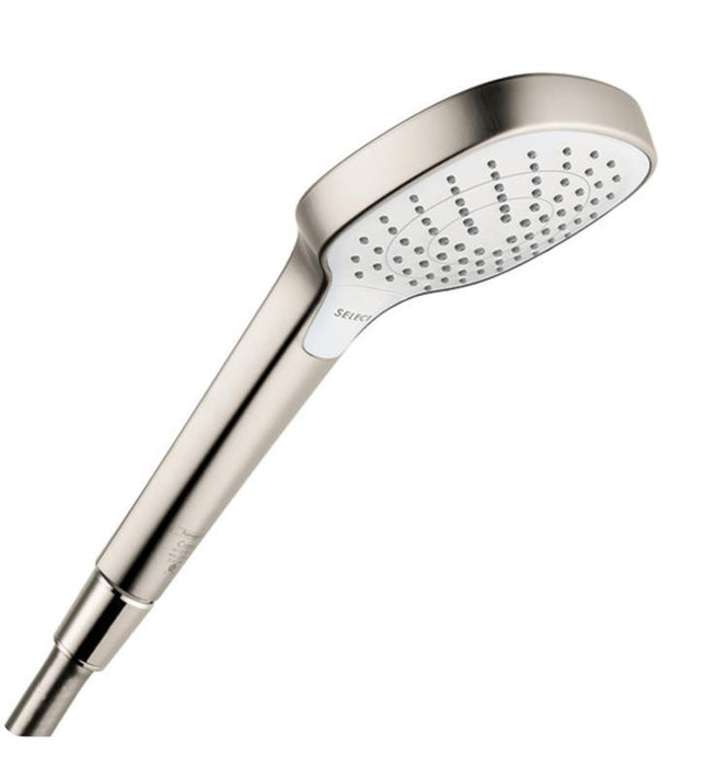 hansgrohe 04726820 Croma Select E 110 Vario-jet Handshower, 2.0 Gpm in Brushed Nickel