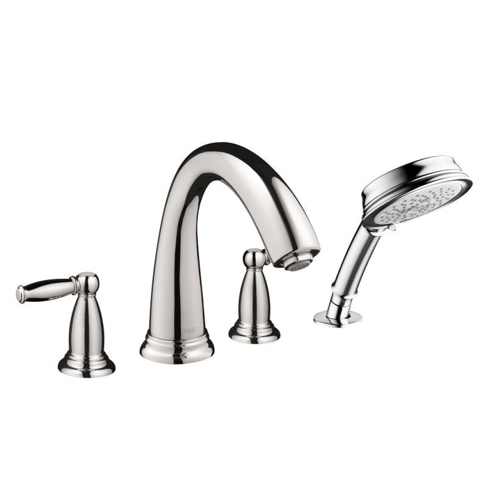 hansgrohe 06123000 Swing C 4-Hole Roman Tub Set Trim with Lever Handle in Chrome