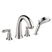 hansgrohe 06123000 Swing C 4-Hole Roman Tub Set Trim with Lever Handle in Chrome