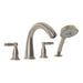 hansgrohe 06123820 Swing C 4-Hole Roman Tub Set Trim with Lever Handle in Brushed Nickel